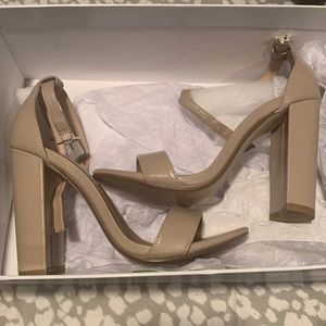 Steve madden open toe heels